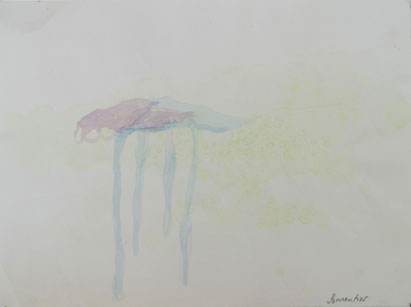 Abstrakt 2, Aquarell auf Papier, 57 cm x 42 cm, 2002