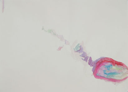 Abstrakt 7, Aquarell auf Papier, 57 cm x 42 cm, 2002