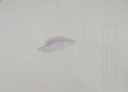 Abstrakt 8, Aquarell auf Papier, 57 cm x 42 cm, 2002