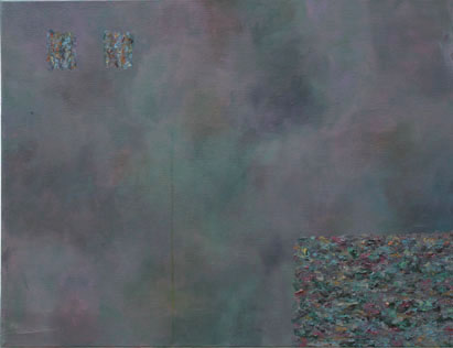 Abstrakt 5, Acryl auf Leinwand, 65 cm x 49 cm, 2003