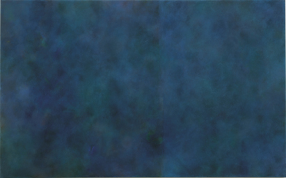 Blau, Öl auf Acryl auf Leinwand, 160 cm x 100 cm, 07/2006
