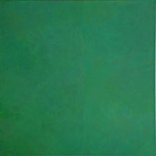 Grün, Öl auf Acryl auf Leinwand, 100 cm x 100 cm, 12/2006