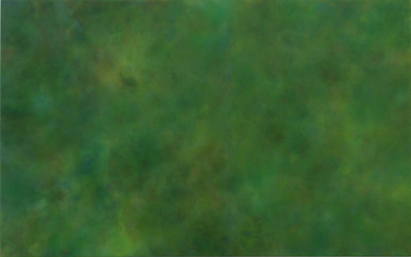 Grün, Öl auf Acryl auf Leinwand, 160 cm x 100 cm, 07/2006